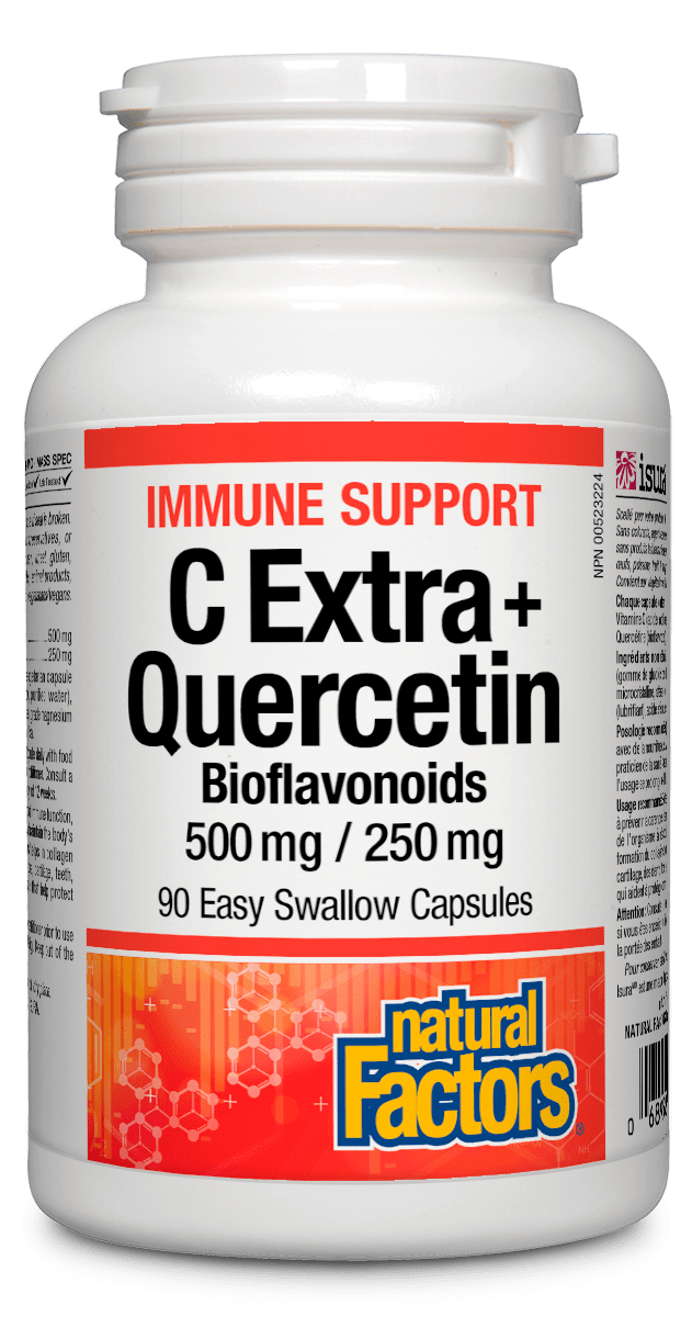 Natural Factors Vitamin C Extra + Quercetin 90s