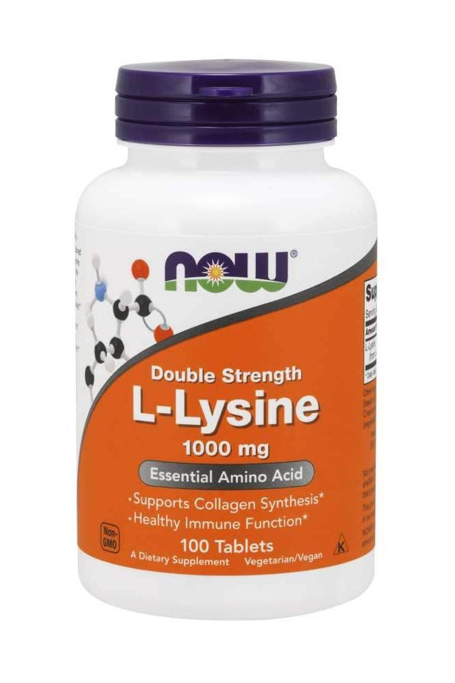 NOW L-Lysine Double Strength 1000mg 100s