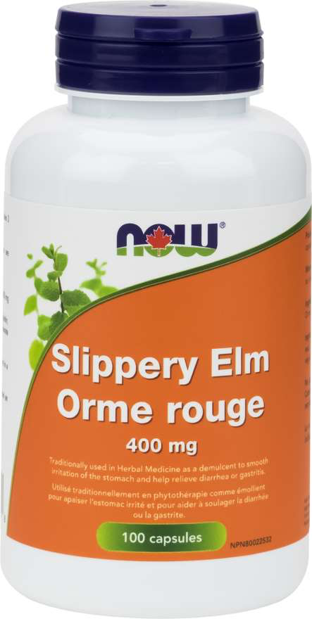 NOW Slippery Elm 400mg 100s