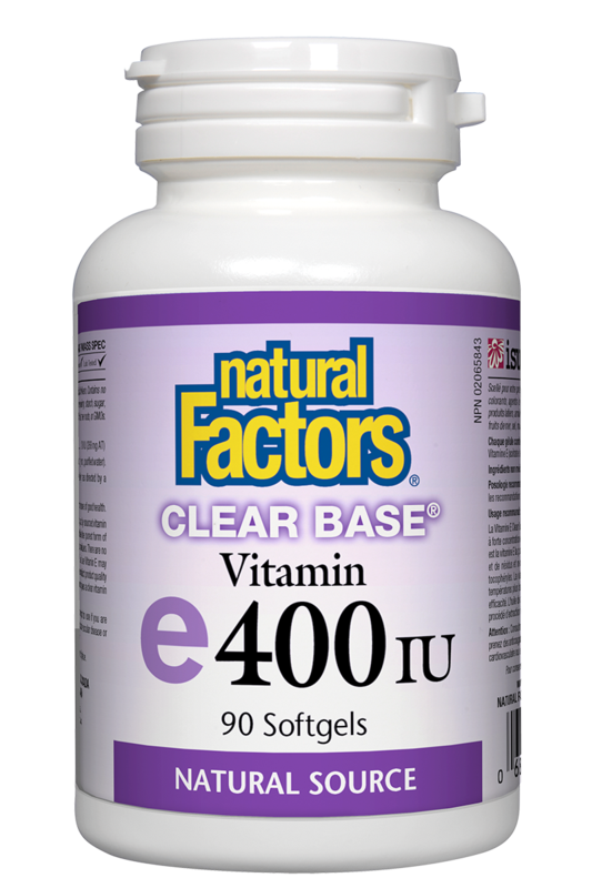 Natural Factors Clear Base Vitamin E 90s