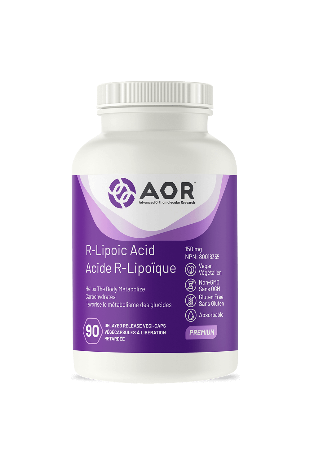 AOR R-Lipoic Acid 90s