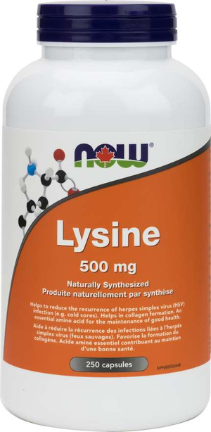 NOW L-Lysine 500mg 250s