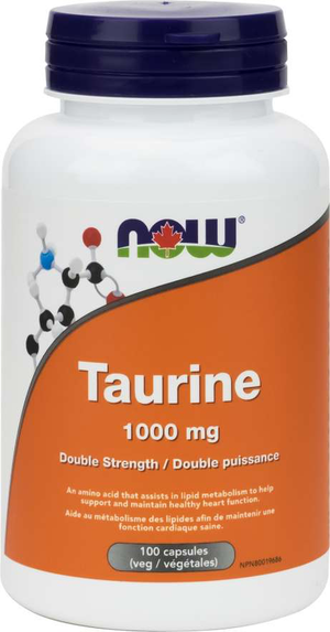 NOW Taurine Double Strength 1000mg 100s