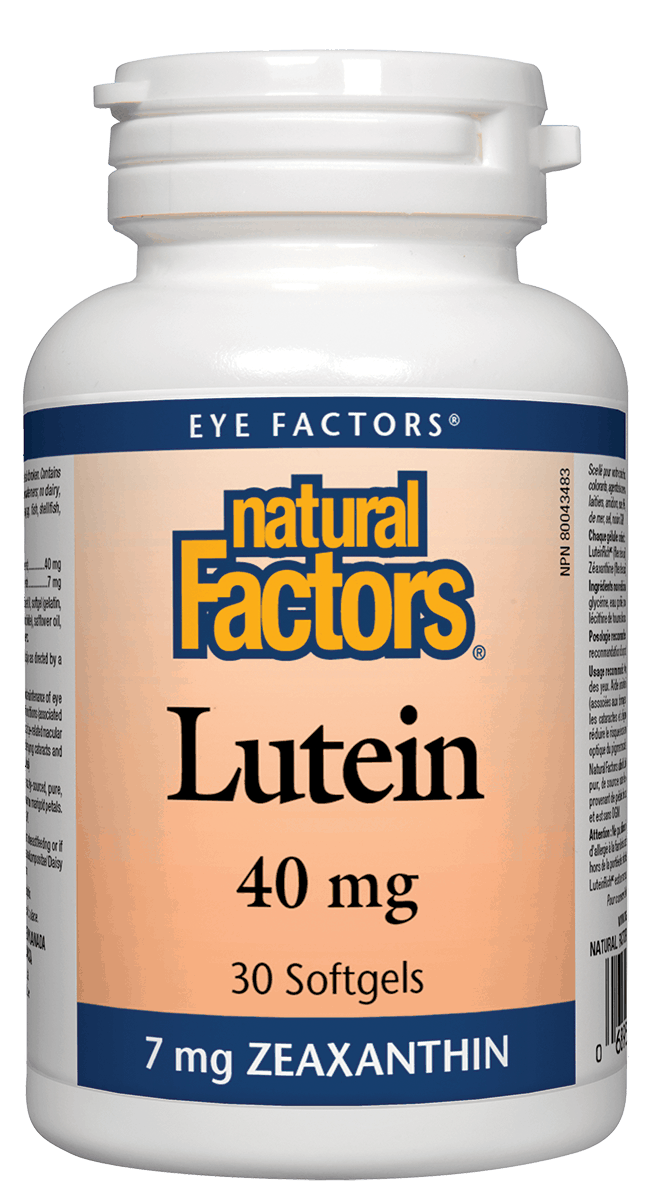 Natural Factors Lutein 40 mg 30s