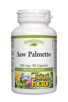 Natural Factors Saw Palmetto 500mg 90s