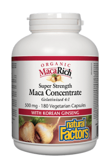 Natural Factors MacaRich Super Strength Maca Concentrate 500mg 90s