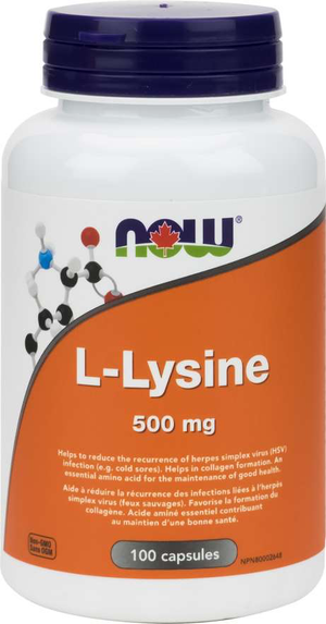 NOW L-Lysine 500mg 100s (caps)