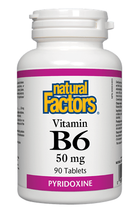 Natural Factors Vitamin B6 50 mg 90s