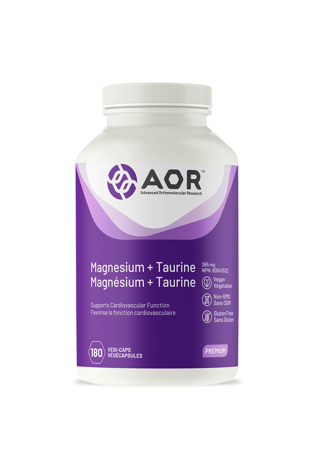 AOR Magnesium + Taurine 180s