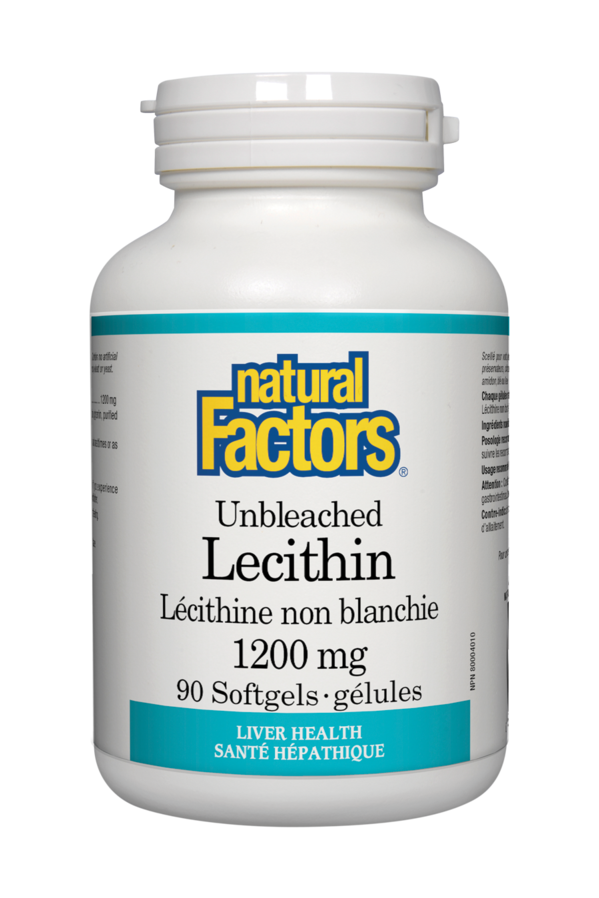 Natural Factors Unbleached Lecithin 90s
