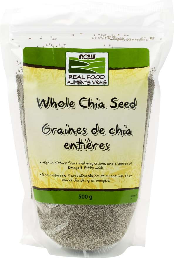 NOW Whole White Chia Seeds 500g