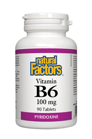 Natural Factors Vitamin B6 100 mg 90s
