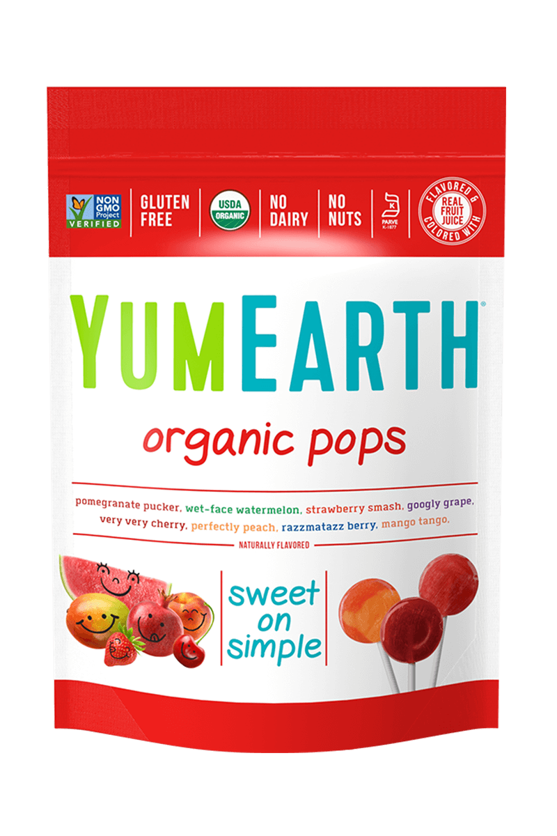 YumEarth Organic Assorted Flavor Lollipops 241g