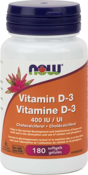 NOW Vitamin D3 1000 IU 180s