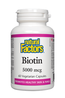 Natural Factors Biotin 5000 mcg 60s