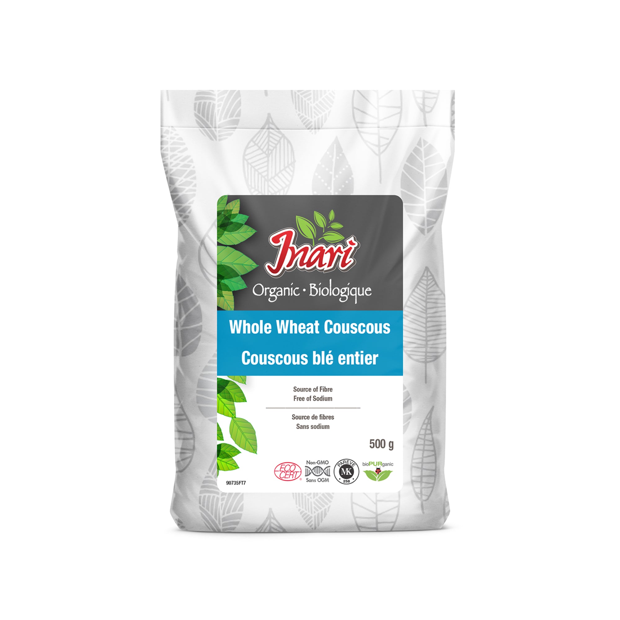 Inari Organic Whole Wheat Couscous 500g