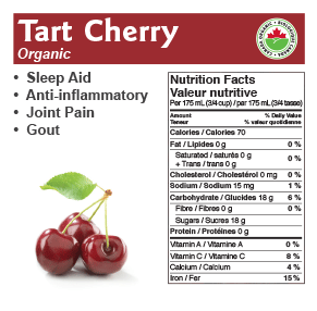 Just Juice Organic Tart Cherry Juice 1L