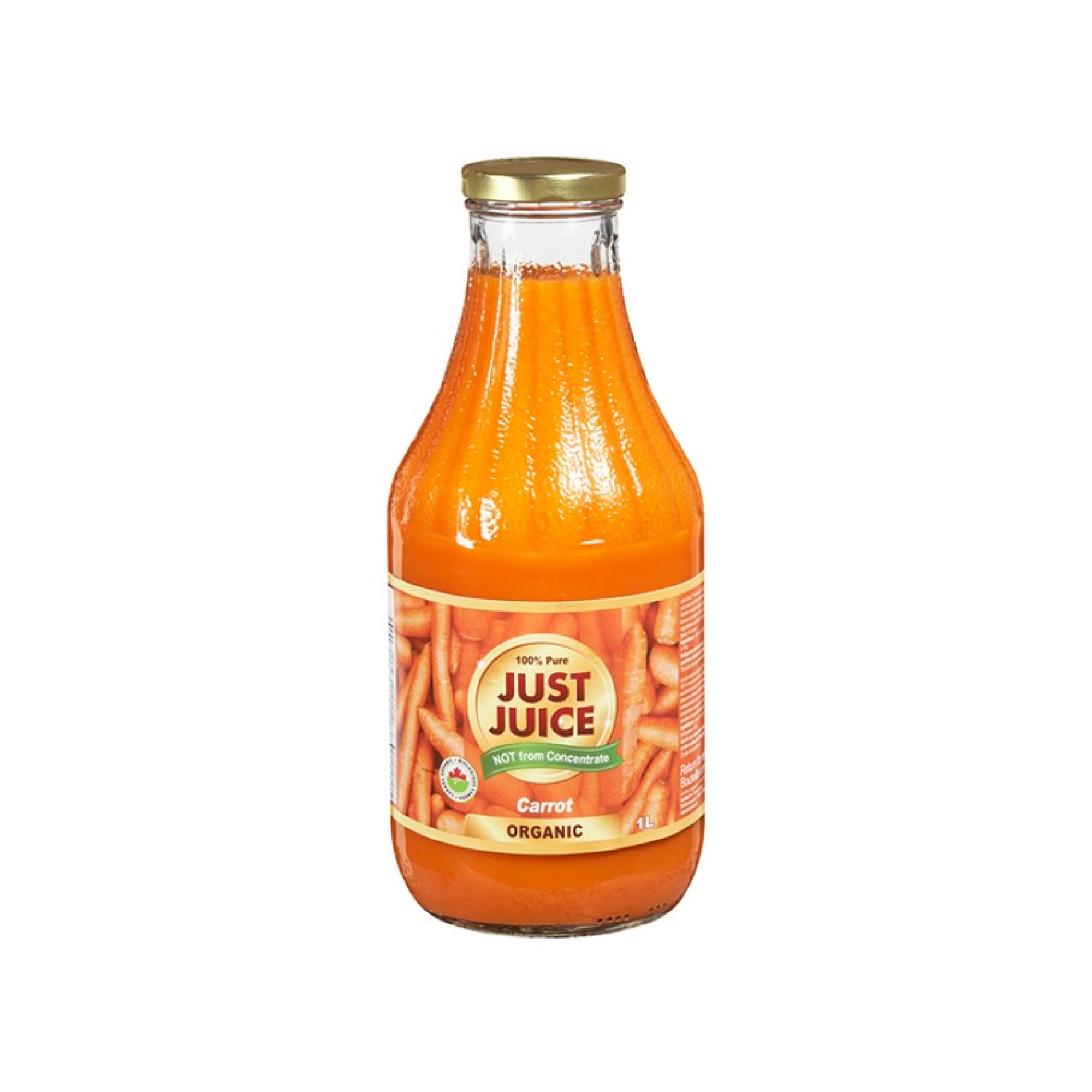 Just Juice 100% Pure Organic Carrot Juice 1L