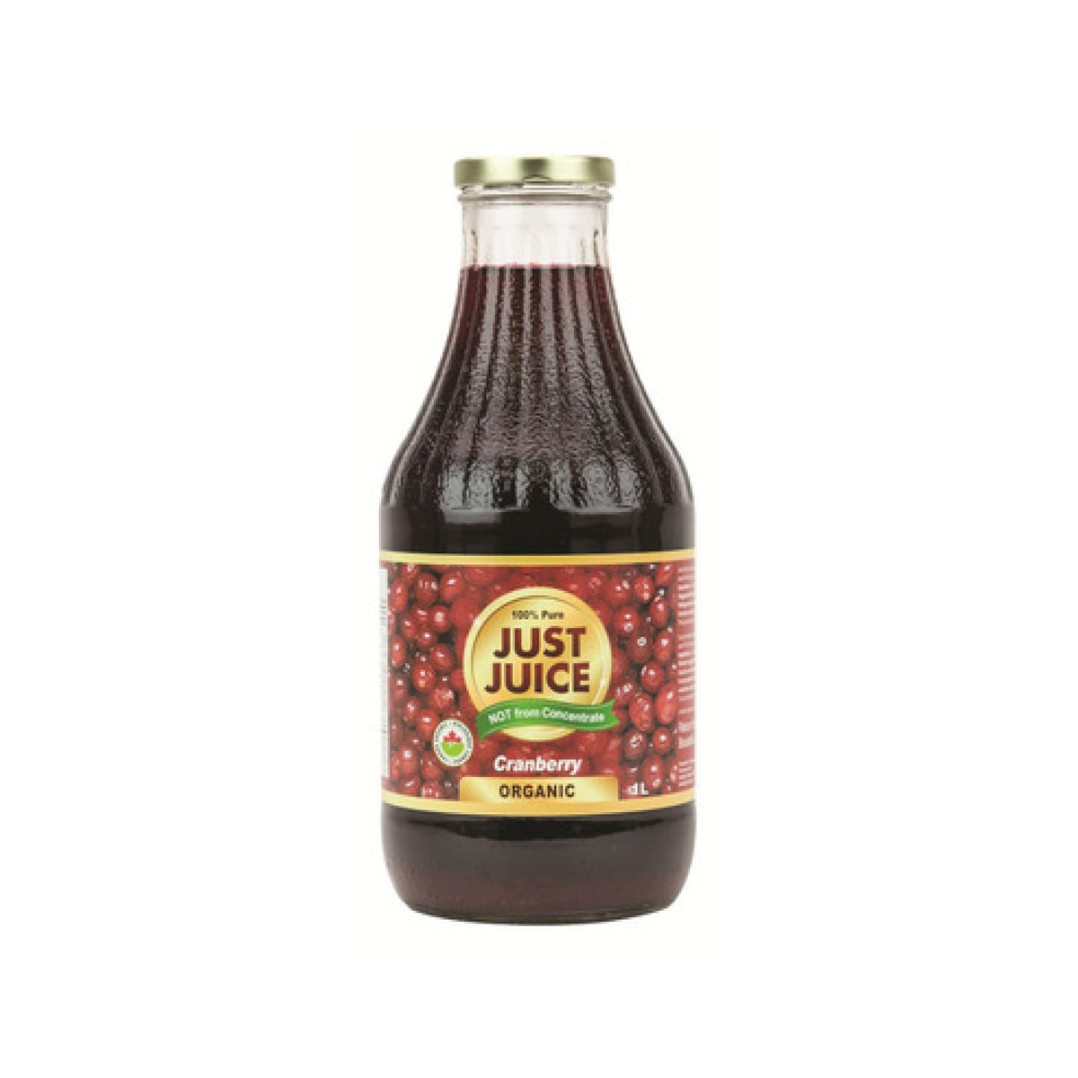 Just Juice 100% Pure Organic Cranberry Juice 1L