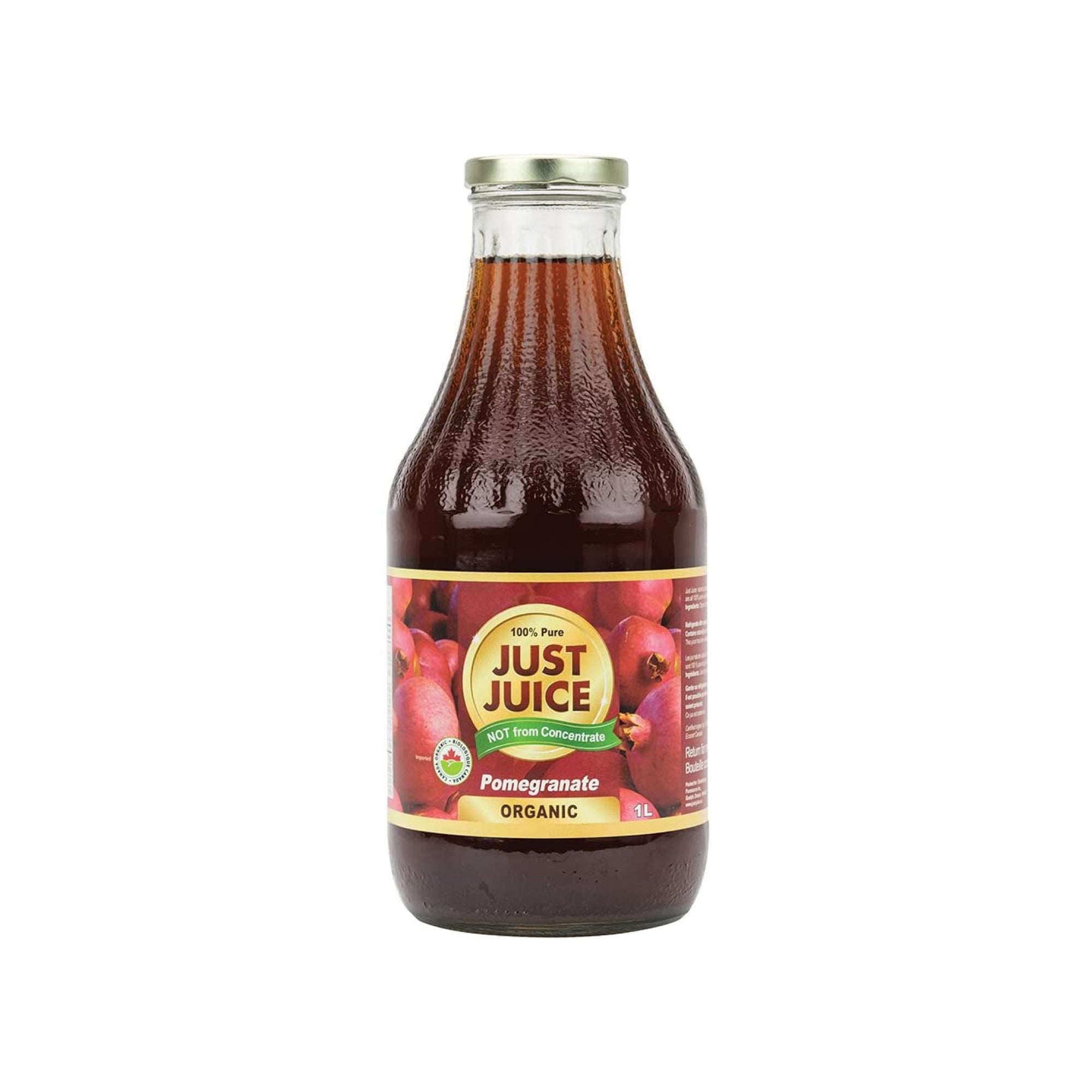 Just Juice 100% Pure Organic Pomegranate Juice 1L