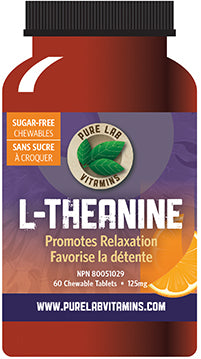 Pure Lab Vitamins L-Theanine Chewables 60s