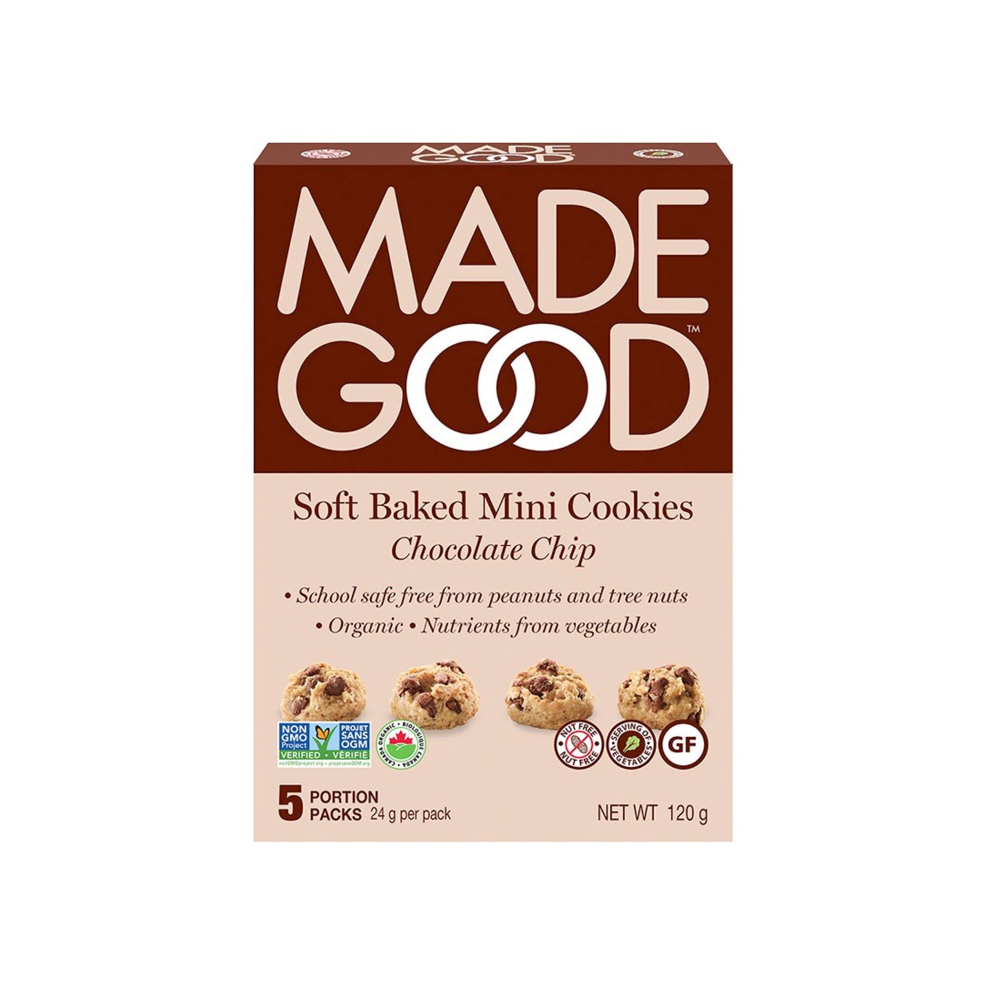Made Good Chocolate Chip Soft Baked Mini Cookies 120g