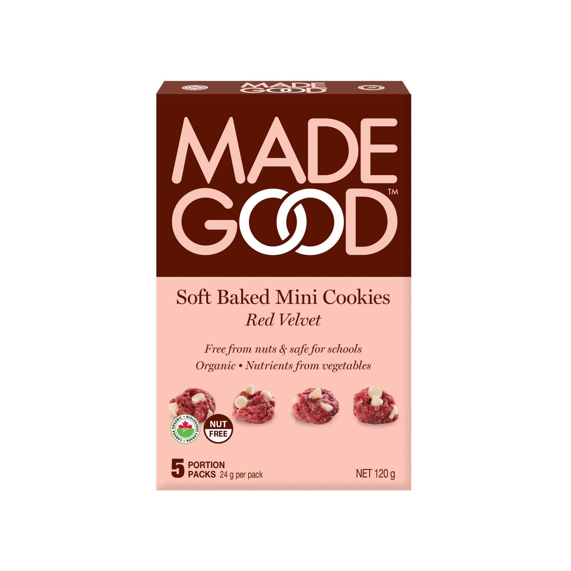 Made Good Red Velvet Soft Baked Mini Cookies 120g