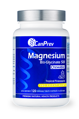 CanPrev Magnesium Bis-Glycinate Chewables 120s