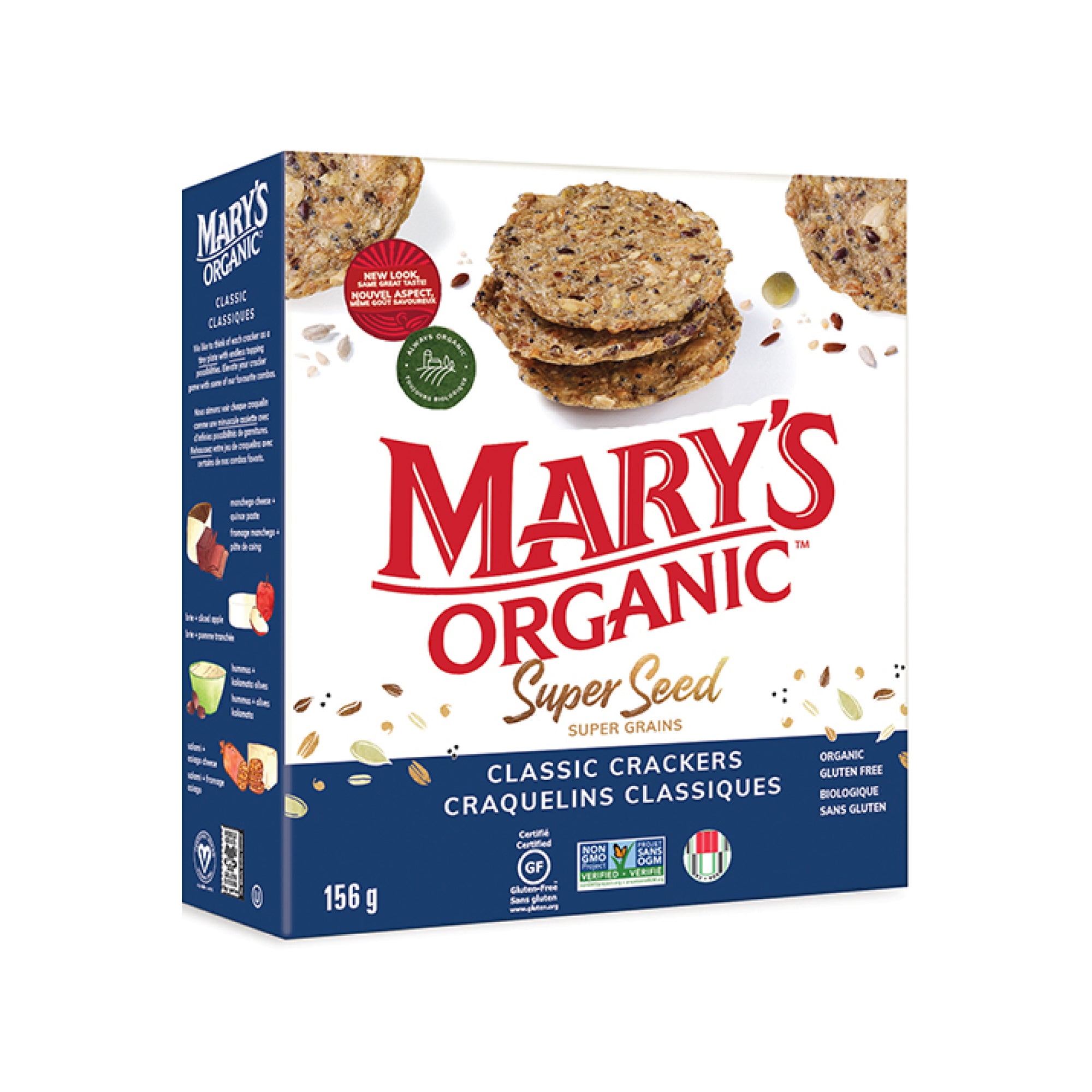 Mary's Organic Super Seed Classic Crackers 156g