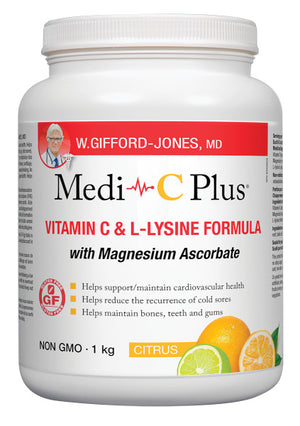 Gifford-Jones Medi-C Plus with Calcium Ascorbate Citrus Flavour 1kg