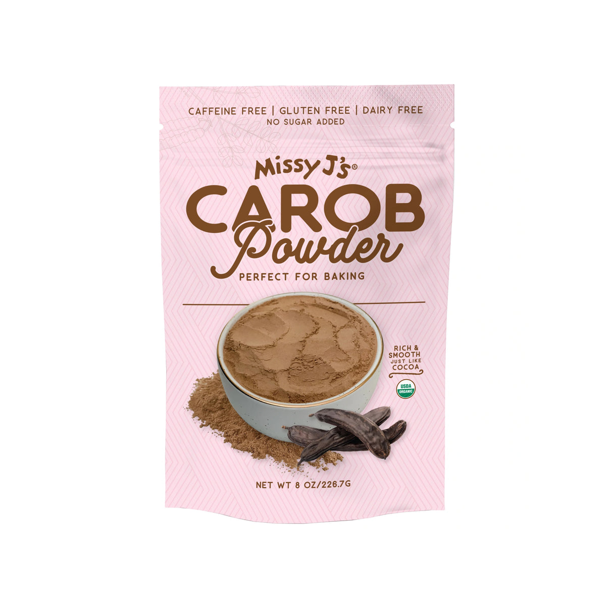 Missy J Organic Roasted Carob Powder 227g