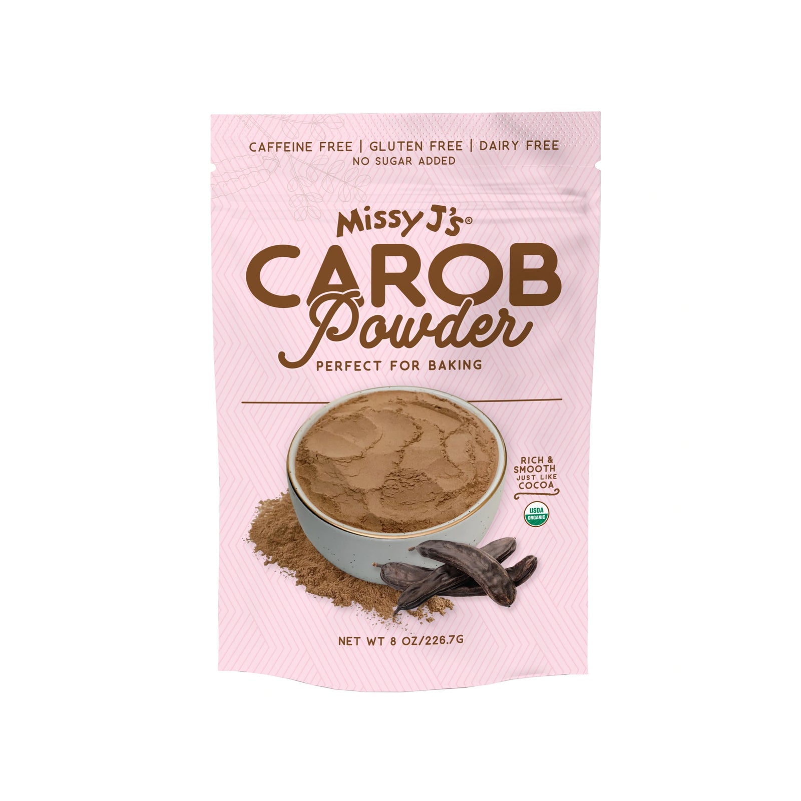 Missy J Organic Roasted Carob Powder 227g