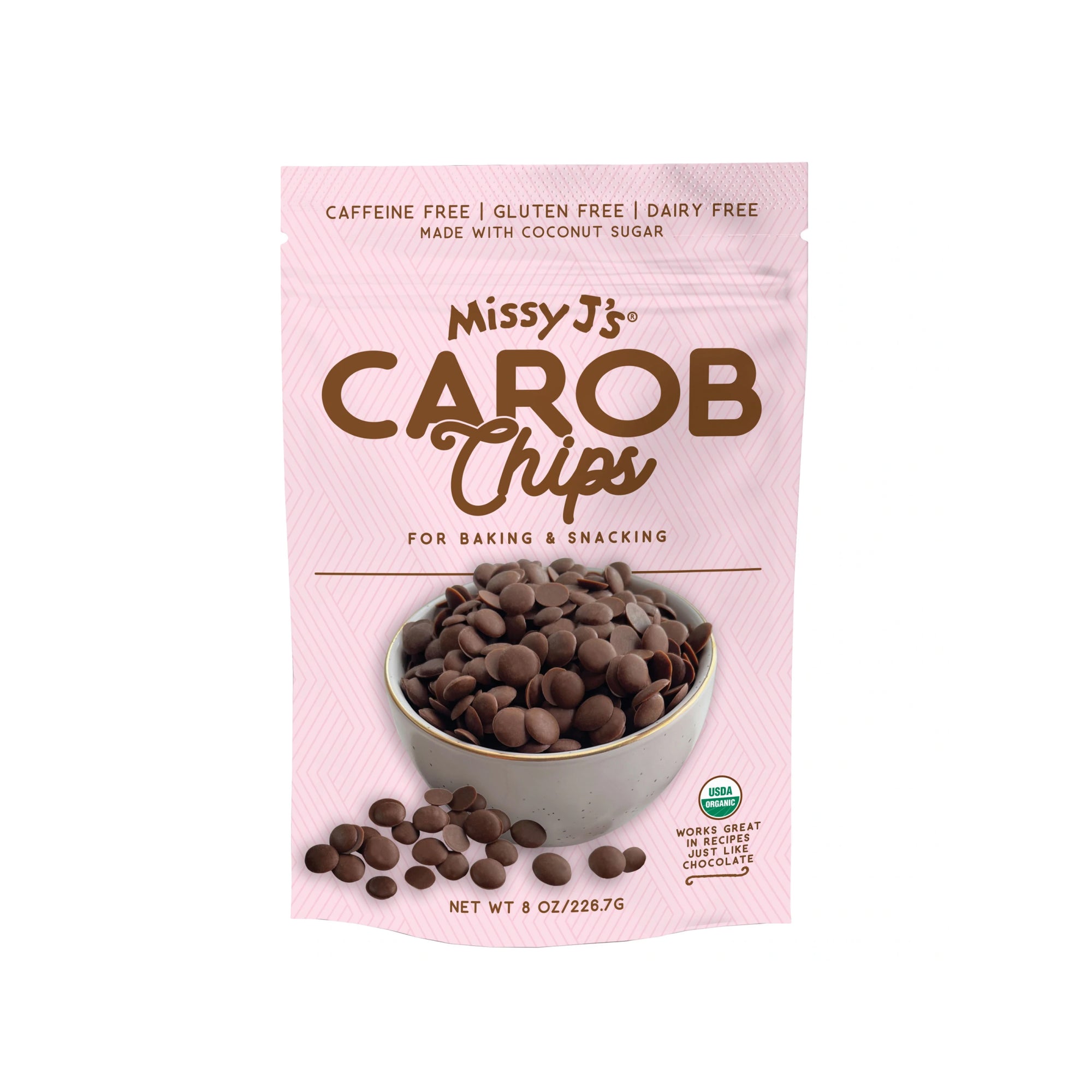 Missy J's Organic Carob Chips 227g