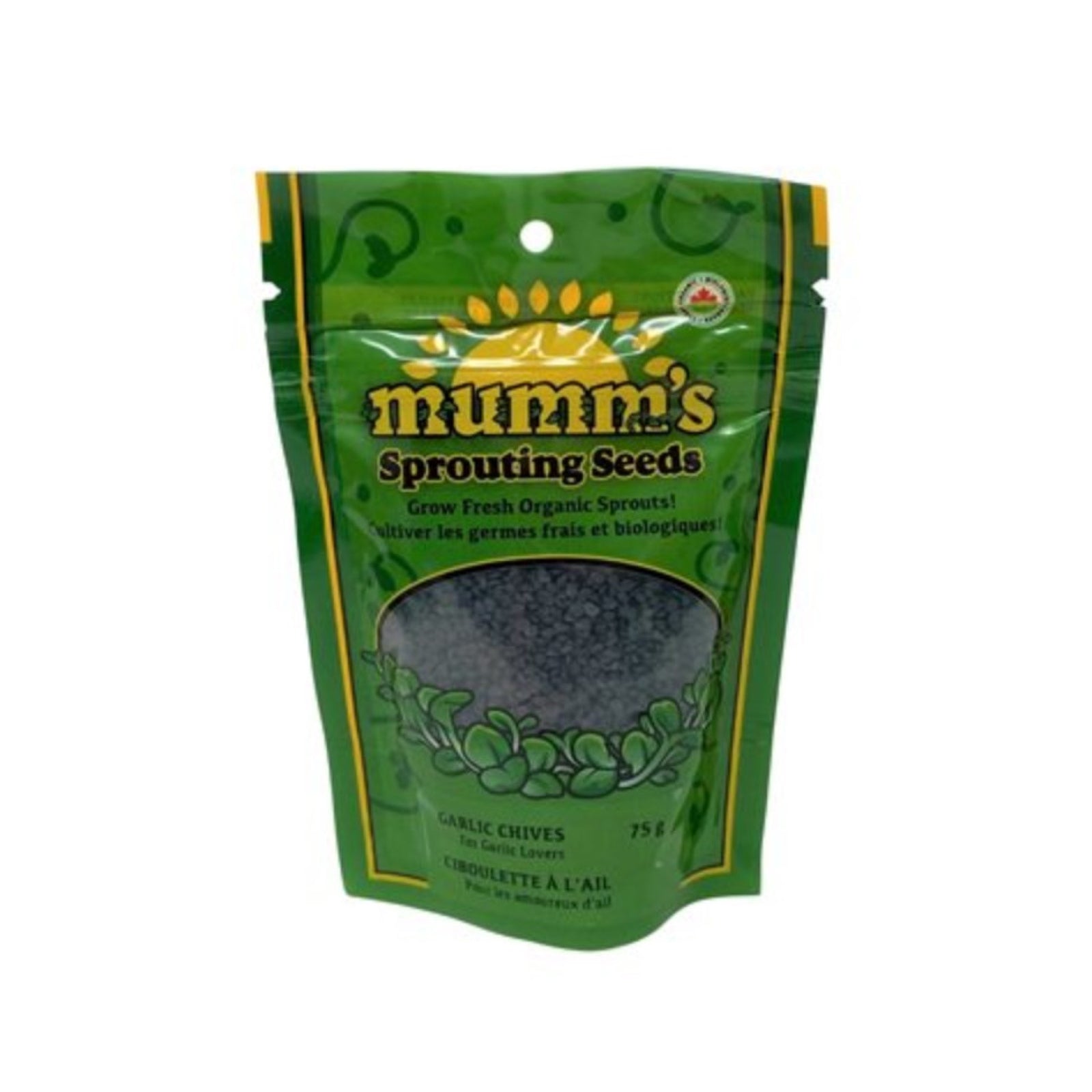Mumm's Organic Sprouting Garlic Chives Seeds 75g