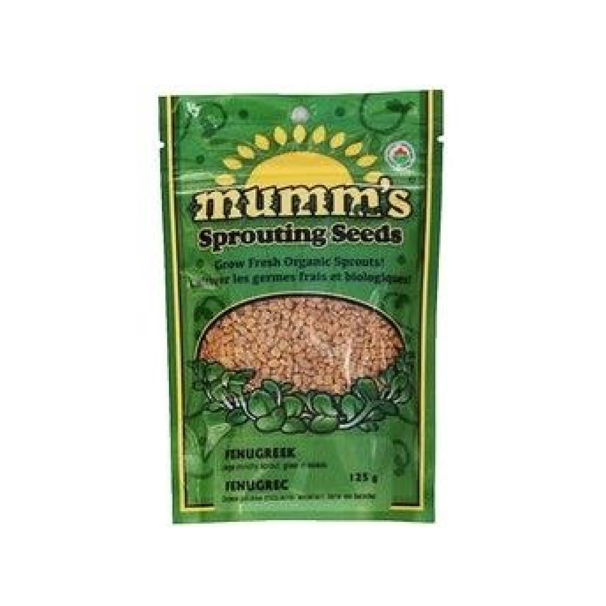 Mumm's Organic Sproating Fenugreek Seeds 125g