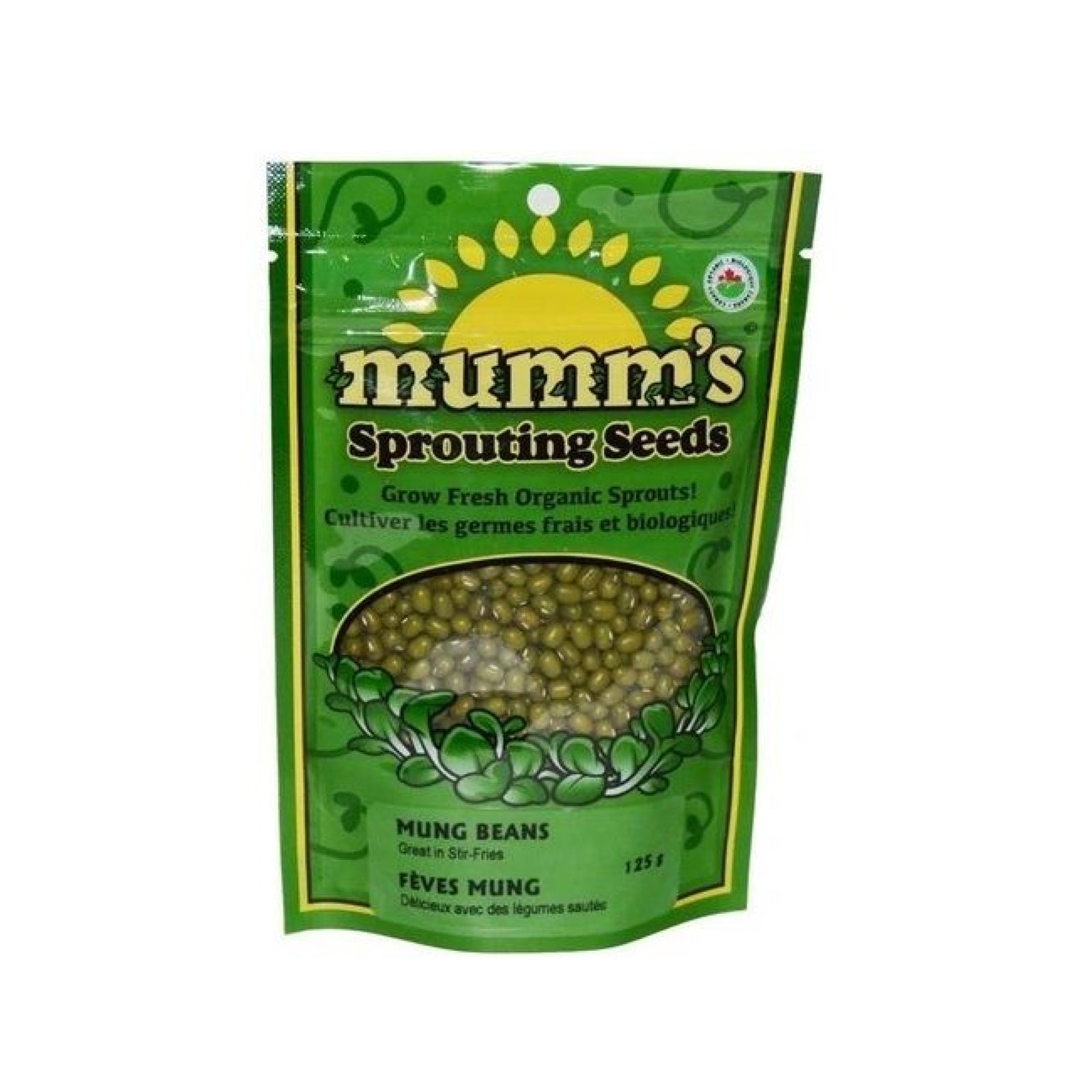 Mumm's Sprouting Mung Bean Seeds 125g