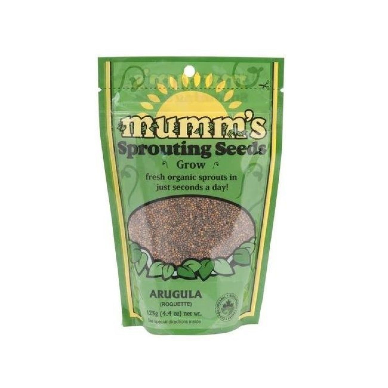 Mumm's Sprouting Arugula Seeds 125g