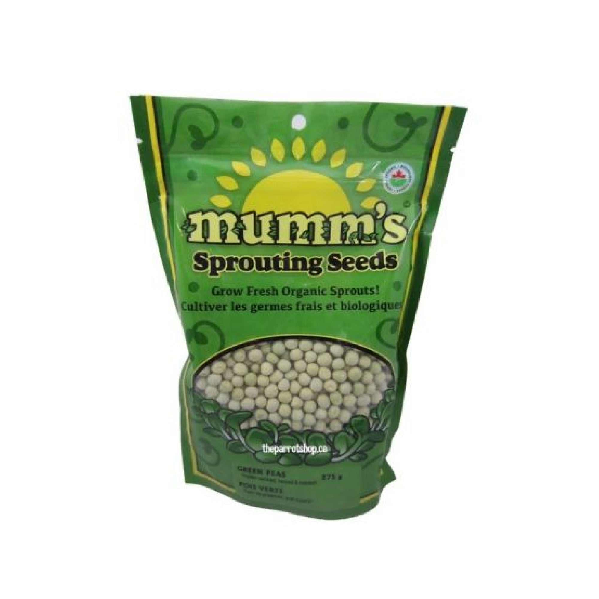 Mumm's Organic Sprouting Green Pea Seeds 125g