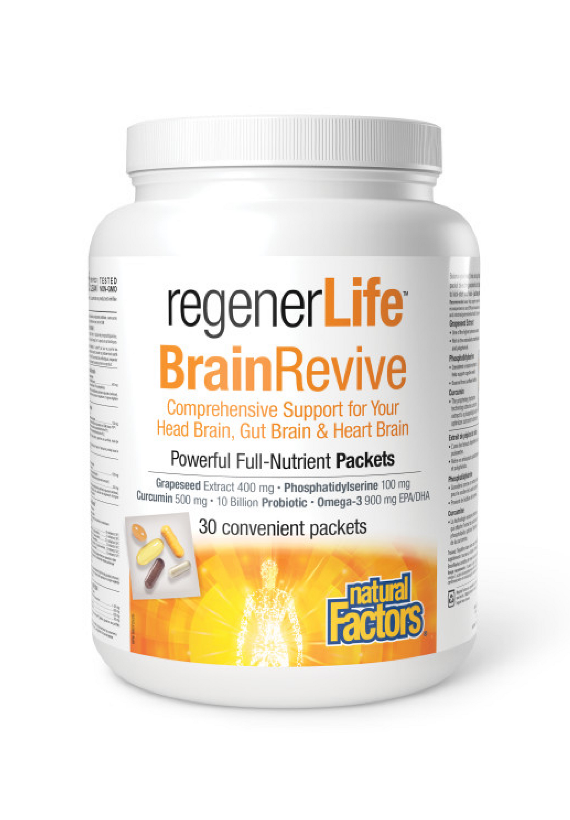 Natural Factors regenerLife Brain Revival Kit 30pk