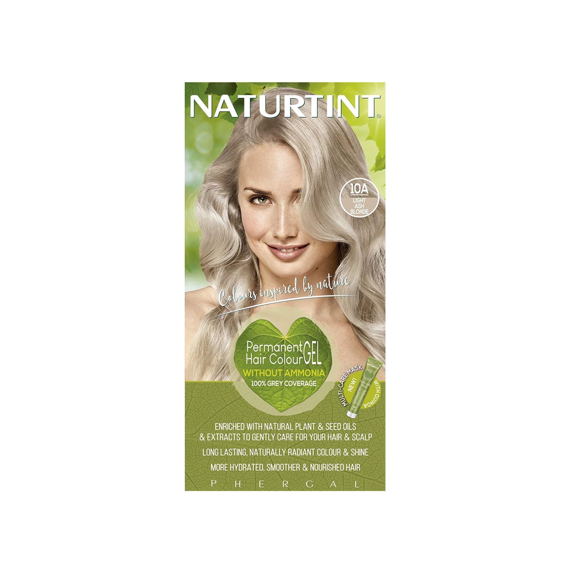 Naturtint Permanent Hair Colour 10A Light Ash Blond 165ml