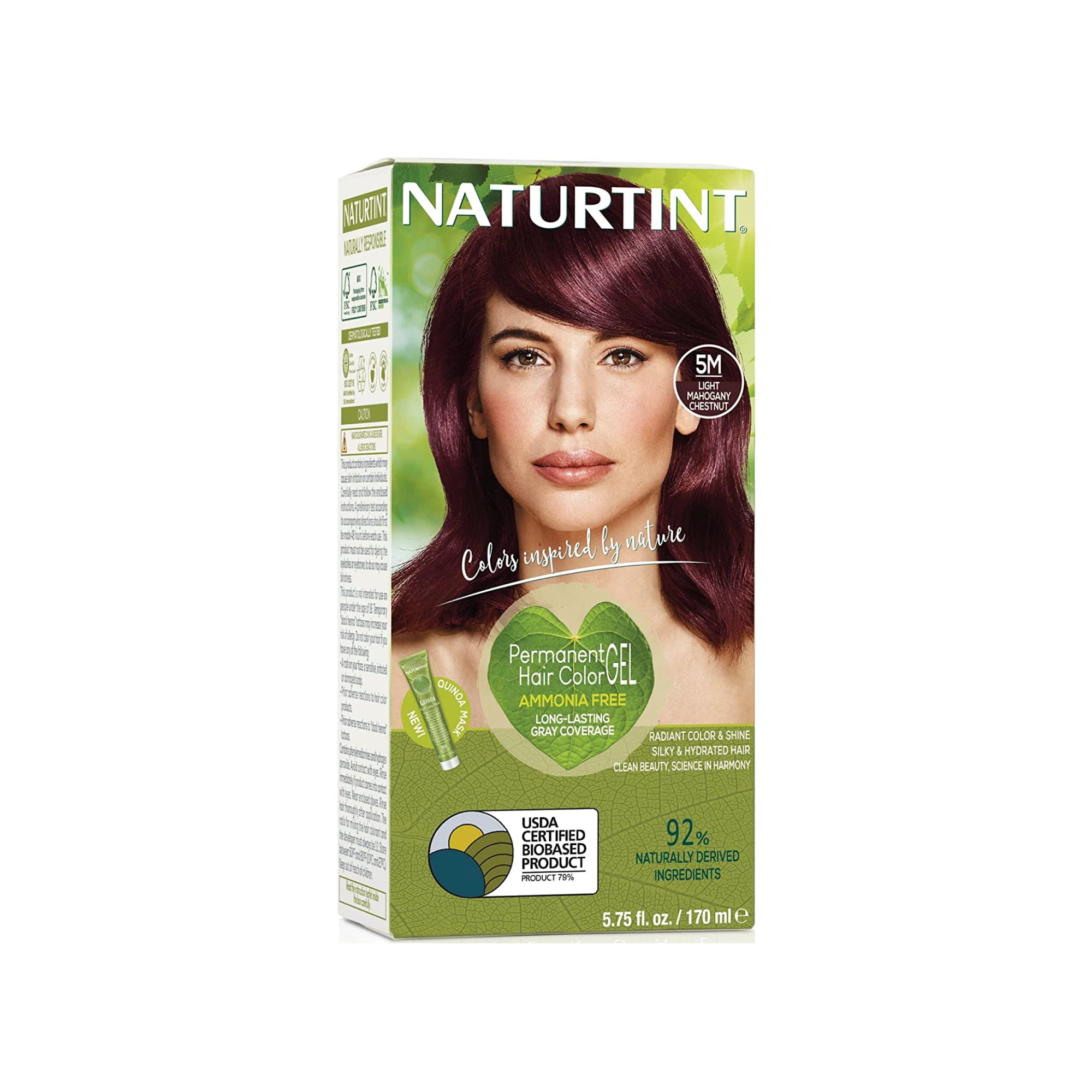 Naturtint Permanent Hair Colour 5M Light Mahogany Chestnut 170ml