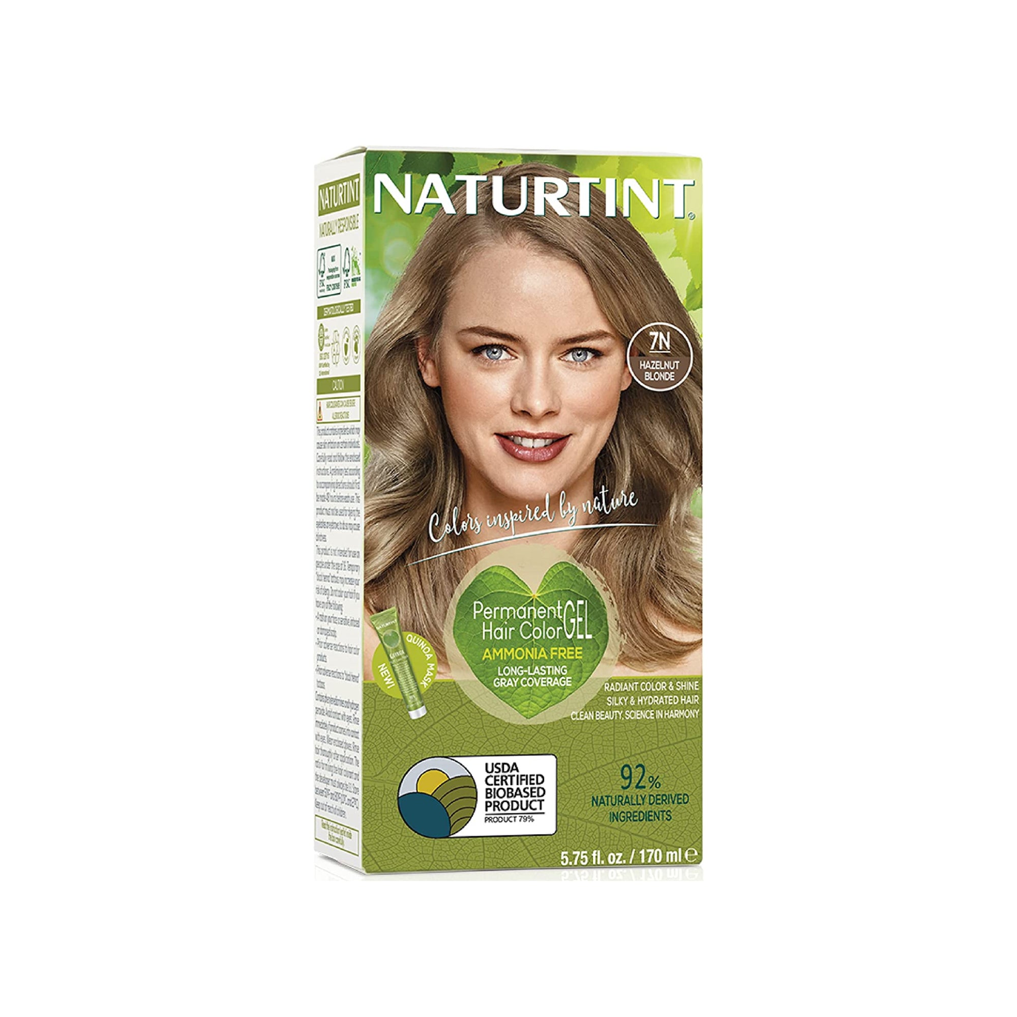 Naturtint Permanent Hair Colour 7N Hazelnut Blonde 170ml