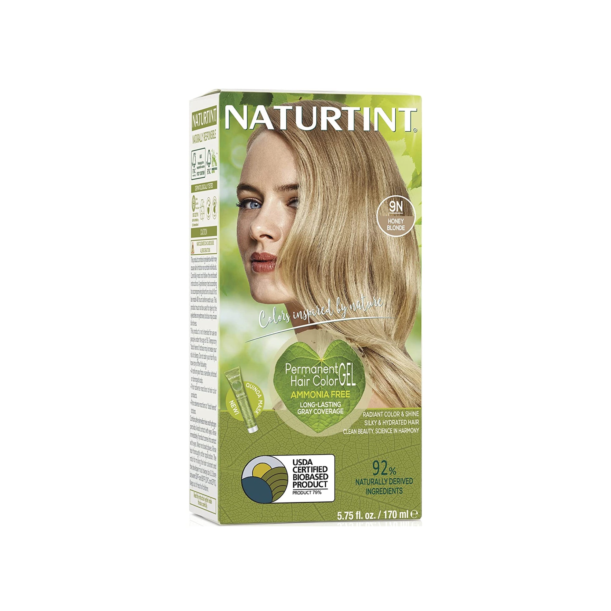 Naturtint Permanent Hair Colour 9N Honey Blonde 170ml