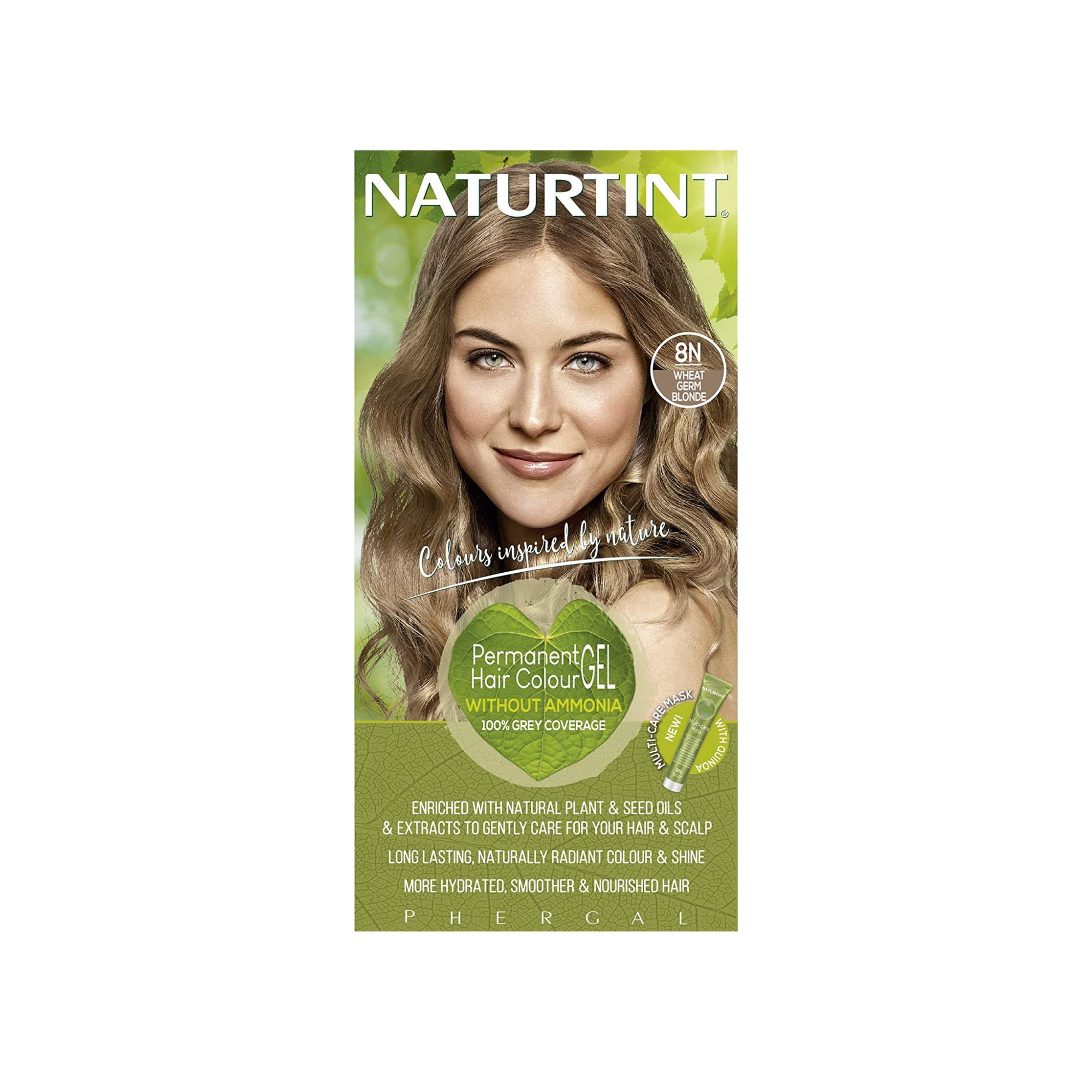 Naturtint Permanent Hair Colour 8N Wheat Germ Blonde 165ml