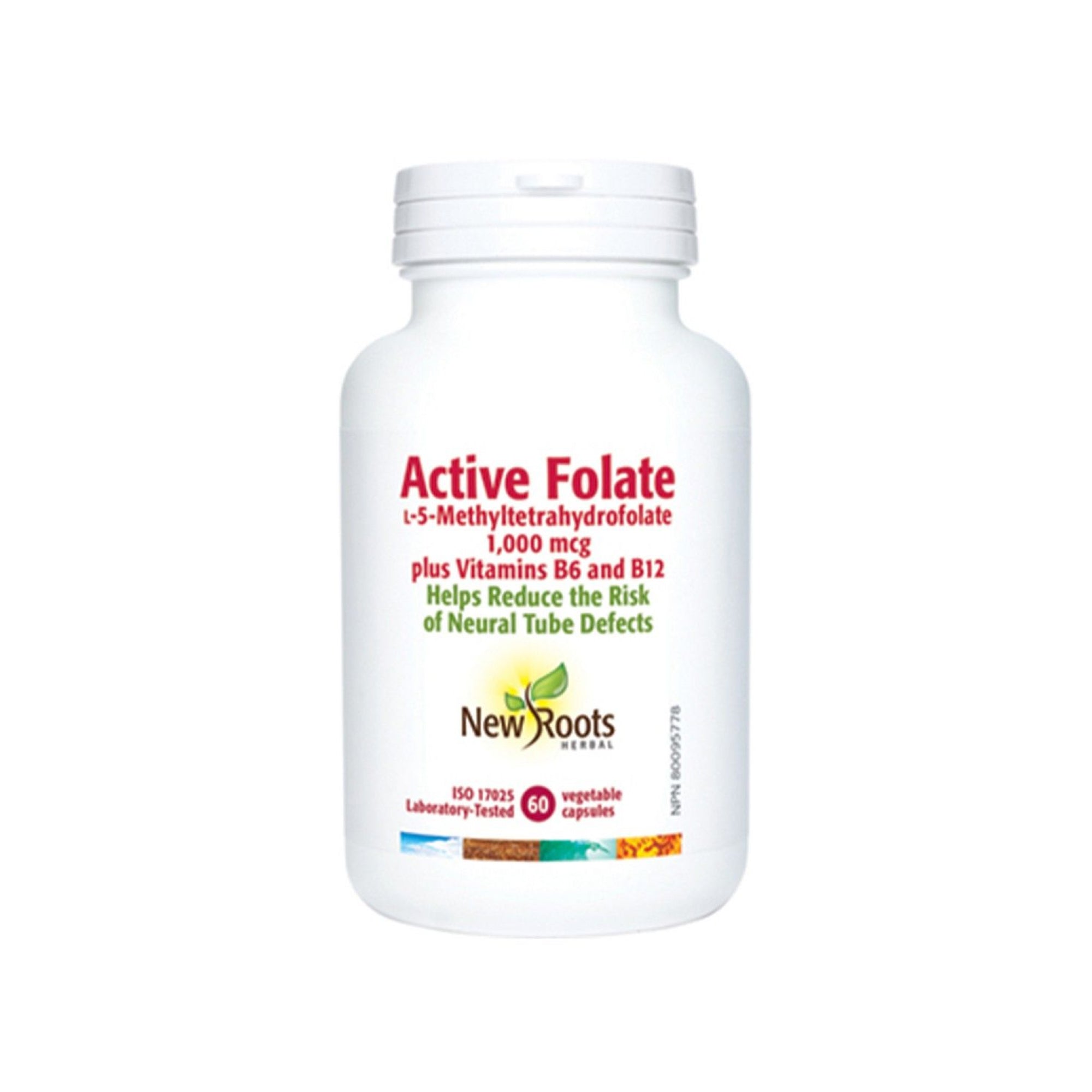 New Roots Active Folic Acid 60 capsules