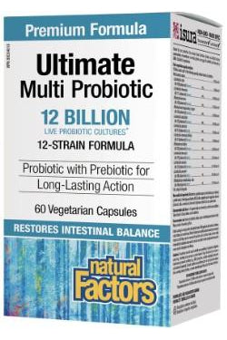 Natural Factors Ultimate Multi Probiotic 12 Billion CFU 60s