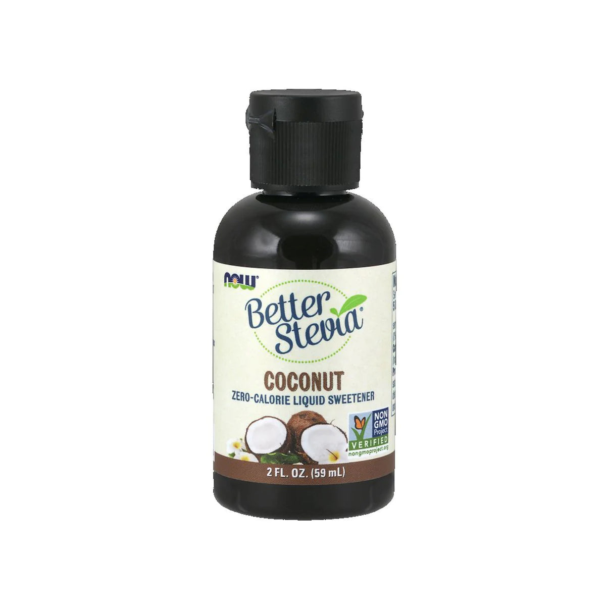 NOW BetterStevia Coconut Liquid Sweetener 60mL