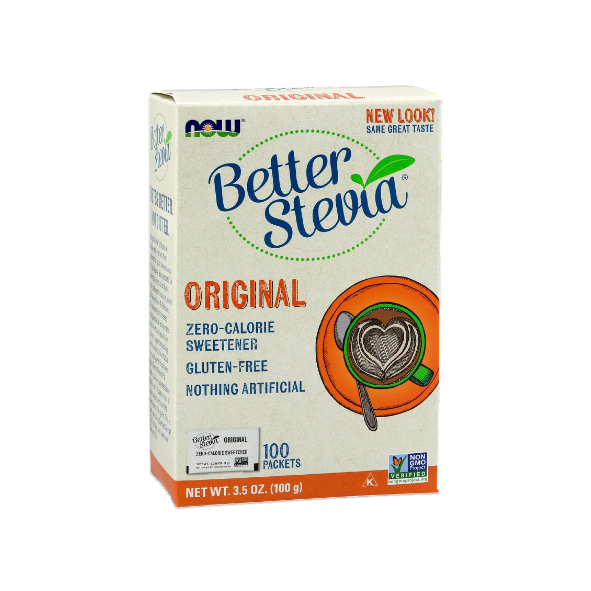 NOW BetterStevia Original Sweetener 100 Packets