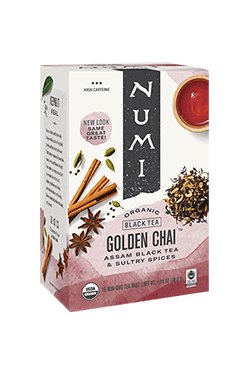 Numi Golden Chai Black Tea 18ct