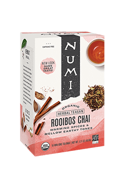 Numi Rooibos Chai Tea 18ct